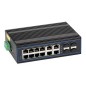 Comutator industrial PoE ULTIPOWER 3124SFP 12xGE (12x POE 802.3af / at), 4xSFP
