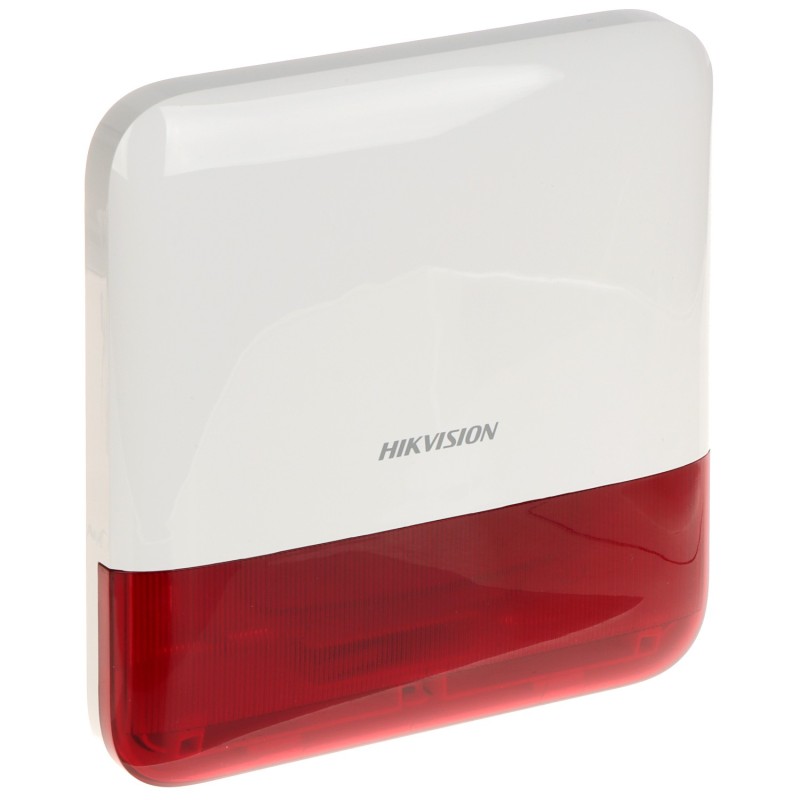 Sirenă wireless de exterior Hikvision DS-PS1-E-WE/RED AX  - 1