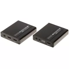 Kit extender HDMI 1080p +USB 70m pe cablu UTP cu HDMI passthrough - 1