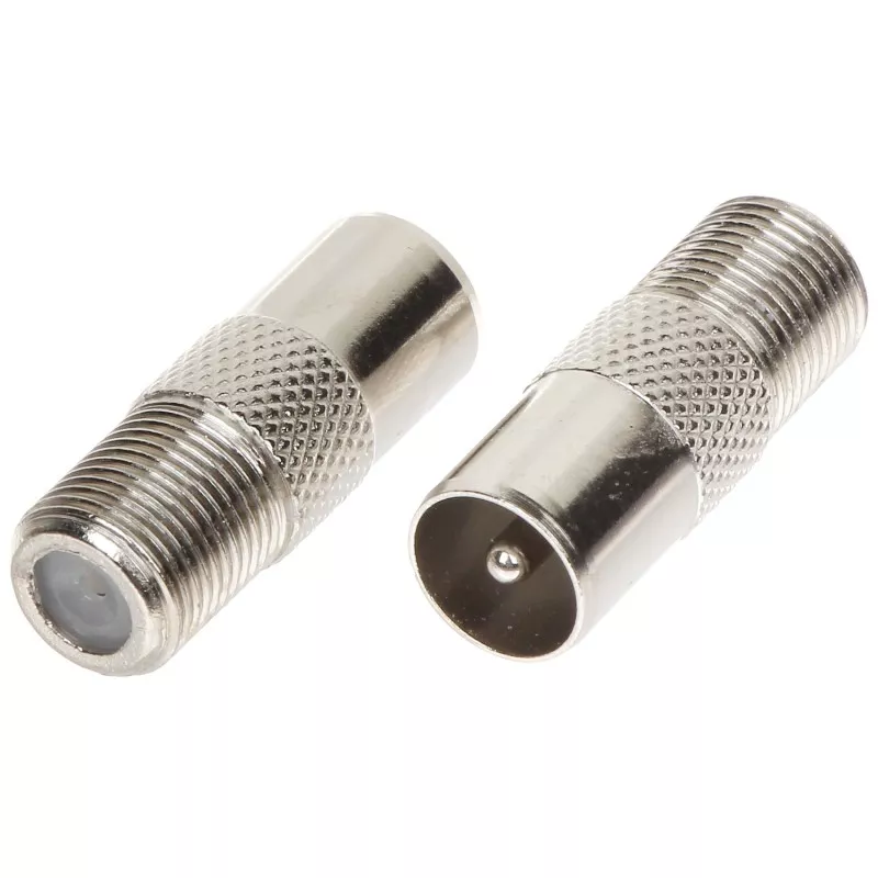 Adaptor cuplă TV tată - F mamă (100 buc)