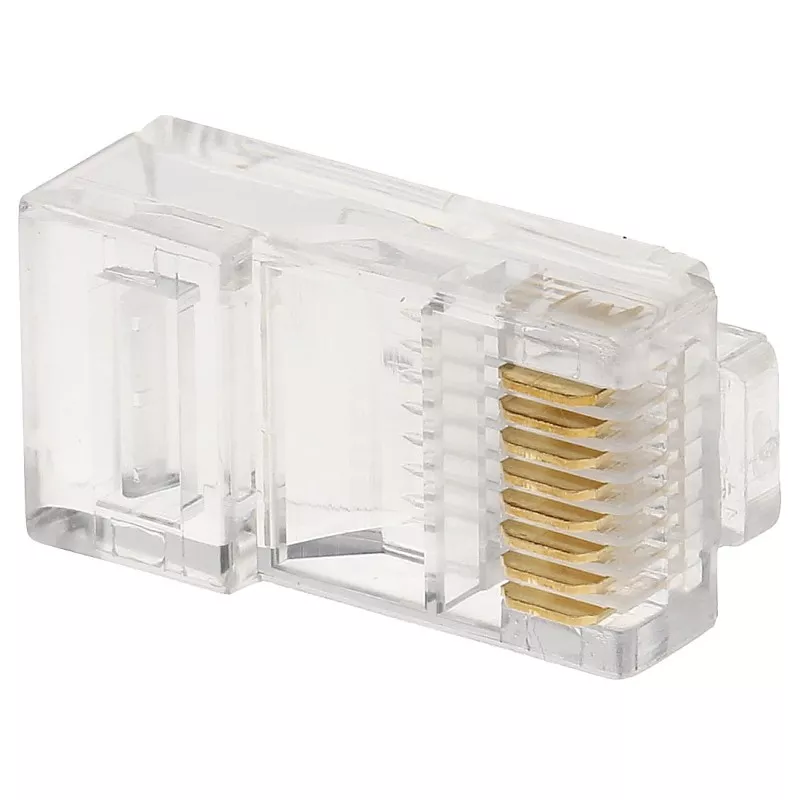 Mufă rețea UTP (pini cu 3 lamele) Cat.5 RJ45/C53(1000 buc)