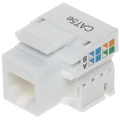 100 x conector RJ-45 jack UTP Cat.5 Keystone no-tool FX-RJ45-53  - 1