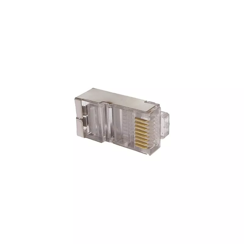 Mufă internet FTP Cat.5 ecranată RJ45/EKRAN(100 buc)