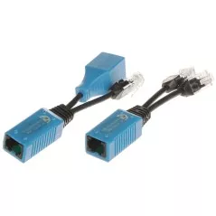 Adaptor 2 x RJ45 (date+PoE) pe un cablu UTP/FTP (un echipament+ 1 prelungire) - 1