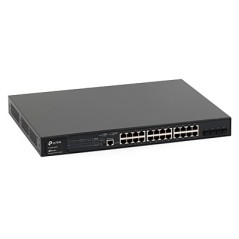 Switch 24 porturi gigabit TP-LINK TL-SG3428MP 24xGE 4xSFP management Omada SDN 384W - 1