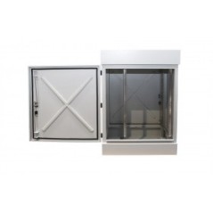 Cabinet RACK metalic de exterior 19 18U STZD 1196/816/625 dual access IP44/p - 2
