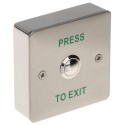 Buton acces/deschidere ușă ATLO-PB-7 aparent, inox, pătrat ATLO - 1