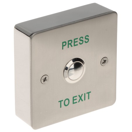 Buton acces/deschidere ușă ATLO-PB-7 aparent, inox, pătrat ATLO - 1