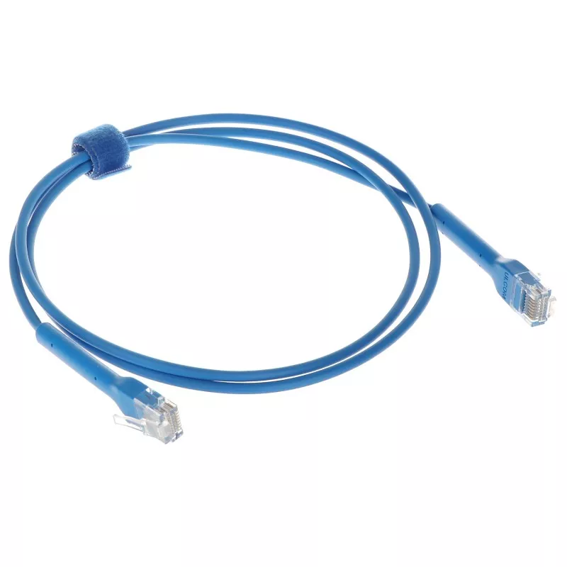 Patchcord UTP Cat6 albastru 1m Ubiquiti RJ-45 - Tată/Tată ultra subțire 3mm