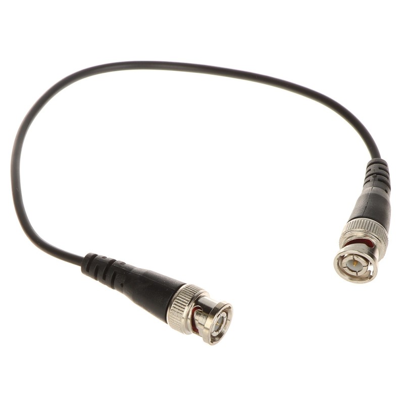 Set 50 cablu BNC de prelungire 0.3m ultra subțire mufat tată-tată