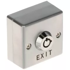 Buton de acces cu cheie aparent din inox ATLO-KB-18