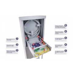 Cabinet stradal distribuție FTTH SSF-1400x460x210 de exterior 72 fibre+++ - 9