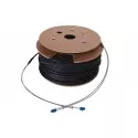 Patchcord outdoor LC/UPC-LC/UPC duplex SM G657A2 ramforsat inox 100m