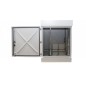 Cabinet metalic RACK de exterior 19 18U STZD 1196x816x625 dual access---