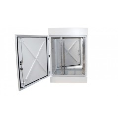 Cabinet metalic RACK de exterior 19 18U STZD 1196x816x625 dual access--- - 3