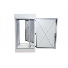 Cabinet metalic RACK de exterior 24U STZD 1464x816x625 dual access IP56 - 4