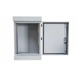 CABINET RACK 19" DE EXTERIOR 15U 600x400 IP54 ALUMINIU Fibertechnic® - 1