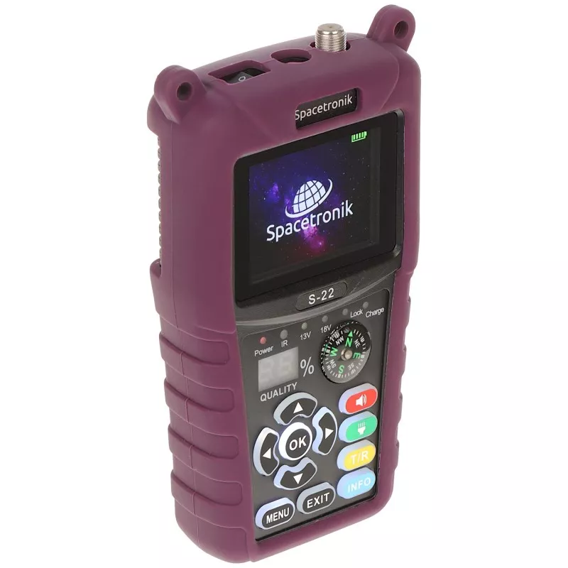Satfinder cu analizor și WiFi S-22 DVB-S/S2/S2X Spacetronik