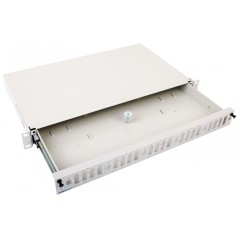 Fiber Optic Patch Panel 1U 12-48 pull-out (guides) - 3