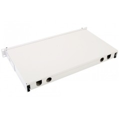 Fiber Optic Patch Panel 1U 12-48 pull-out (guides) - 4
