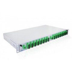 Fiber Optic Patch Panel 1U 12-48 pull-out (guides) - 5