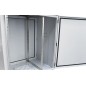 Outdoor dual access distribution cabinet IP56 18U STZD 1196/816/625
