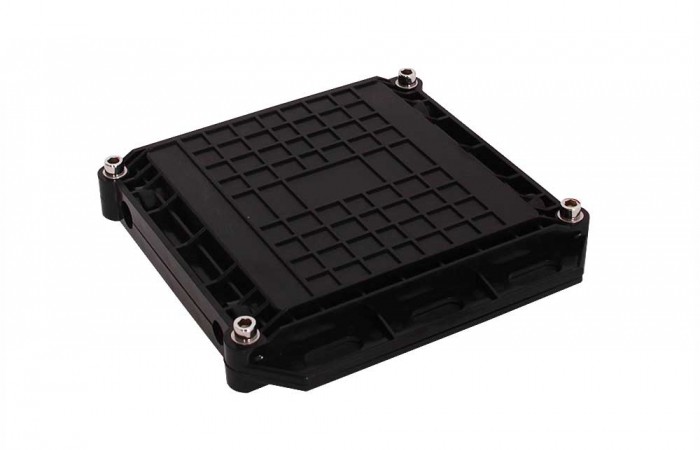 Enclosure optic GFP-12F-T-2 îngropabil 4 intrări/ieșiri cu tăviță 12/24 suduri