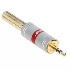 Mufă Jack tată 2.5 mm stereo aurită Vitalco