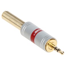 Mufă Jack tată 2.5 mm stereo aurită Vitalco