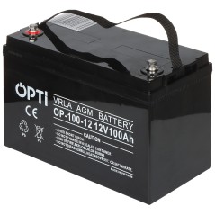 Acumulator 12V/100Ah OPTI AGM terminal M8 331x173x213mm