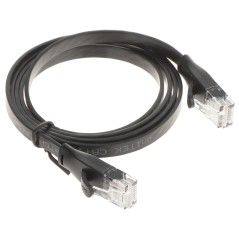 Patchcord UTP 1m Cat.6 ultraplat 100% cupru