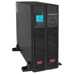 UPS online EAST 2700W/3000VA Rack/Tower ecran LCD 2U 8x12V/9Ah