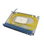 Patch Panel 24x cuple SC/UPC duplex + 48x Pigtail, pentru fibra optica rackabil, 1U 19"