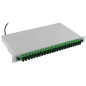 Patch Panel 24x cuple SC/APC duplex + 48x Pigtail, pentru fibra optica rackabil, 1U 19"