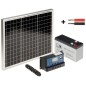 Kit solar panou+controller+acumulator SP-KIT-30/7.2/PWM 65 Wh
