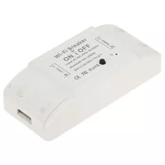 Releu inteligent cu 1 canal ATLO-B1 WiFi, compatibil TuyaSmart, 10A/2400W - 1