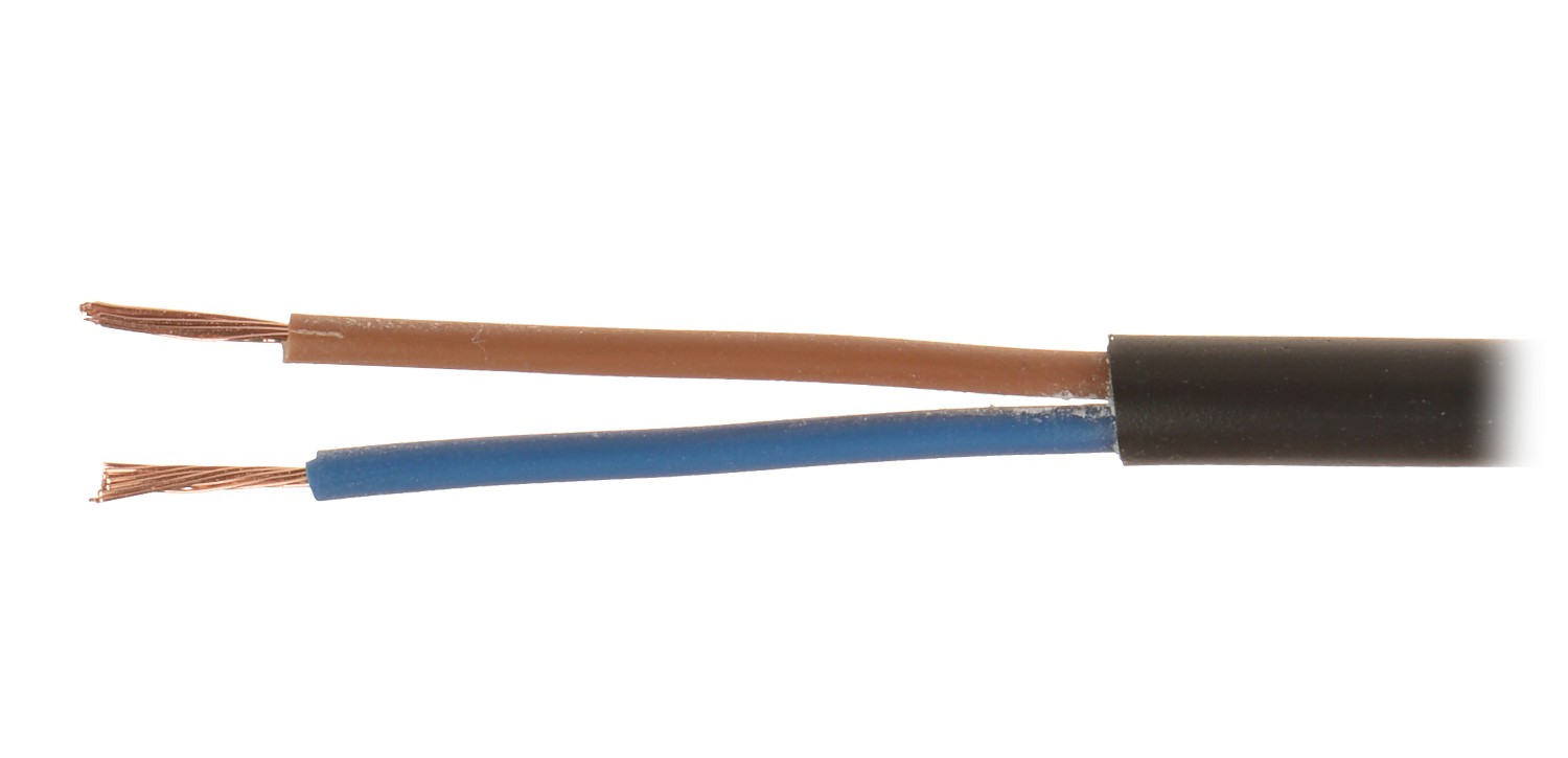 Cablu electric lițat OMY-2X0.5/B