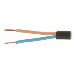 Cablu electric lițat OMYP-2X0.5 negru - 1