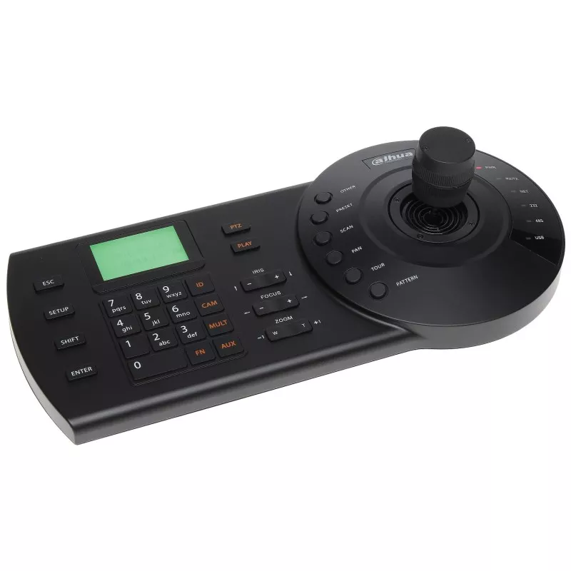 Tastatură PTZ LCD cu joystick 3D Dahua NKB1000-E RJ45, RS232/485/422