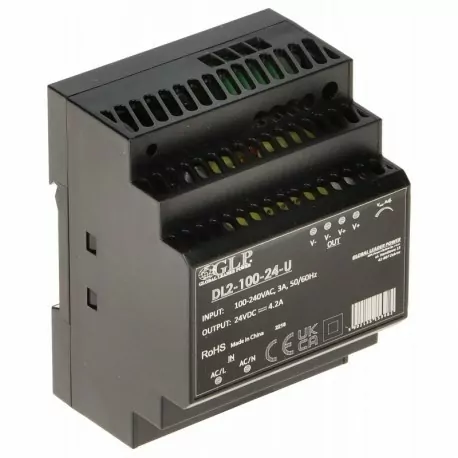 Sursă alimentare 24V/4.2A DL2-100-24-U reglabilă cu montaj DIN