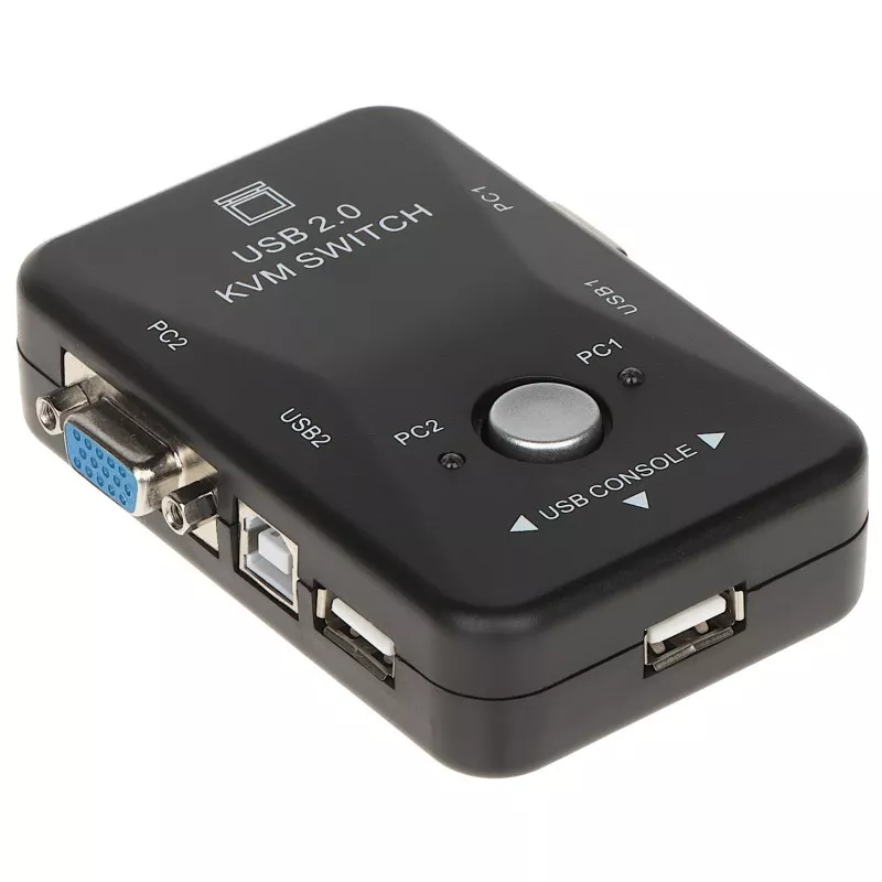 Switch KVM VGA+USB 2 porturi