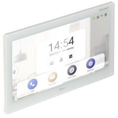 Monitor videointerfon IP WiFi Hikvision DS-KH9510-WTE1(B) 10.1 inch,alb microfon