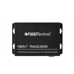 Media convertor 4 porturi 1004GE-SFP 4x RJ45 10/100/1000mb Fibertechnic - 5