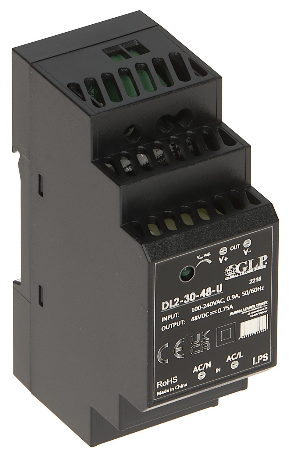 Sursă 48V/0.55A șină DIN DL2-30-48-U tensiune reglabilă