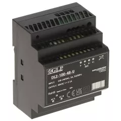 Sursă 48V/2.1A șină DIN DL2-100-48-U tensiune reglabilă - 1