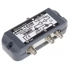 Mini amplificator 2 ieșiri CATV 20 dB AWS-143M AMS 87...774 MHz - 1