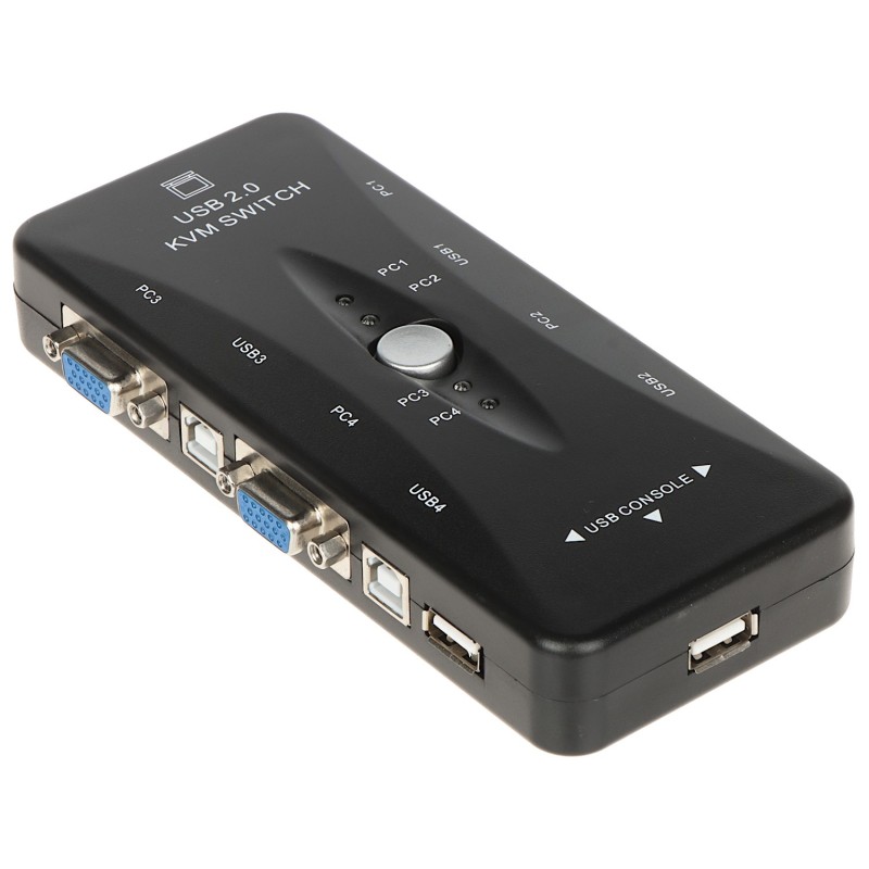Switch KVM VGA+USB 4 porturi - 1