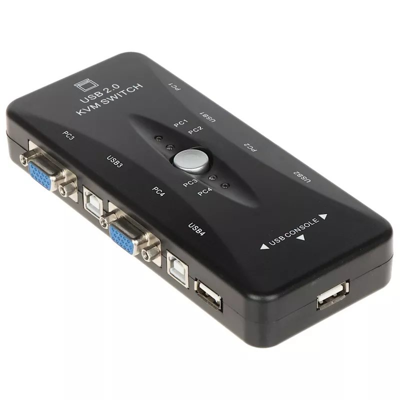 Switch KVM VGA+USB 4 porturi