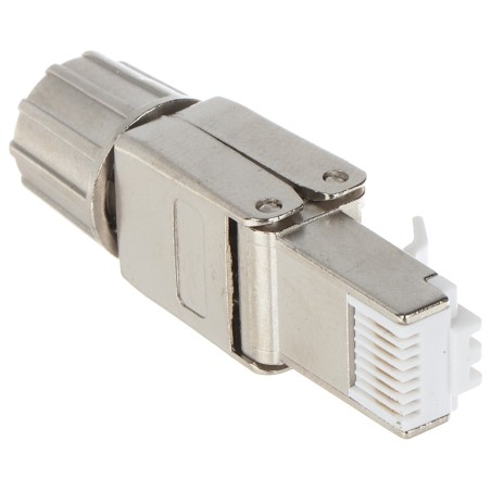 Mufă RJ45 FTP Cat.7 metalică - sertizare fără clește - 1 Mufă RJ45 FTP Cat.7 metalică - sertizare fără clește - 1