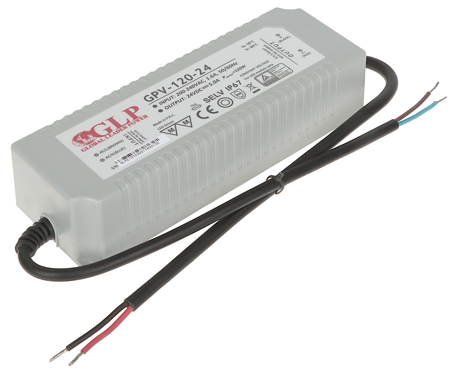 Sursa alimentare 24V/5A de exterior IP67 120W GPV